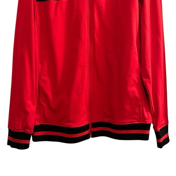 The North Face Men's Track Jacket Size L Red Full Zip Casual - Picture 3 of 12